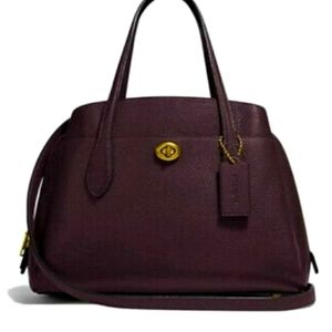 👛Coach Lora Carryall 30 Oxblood